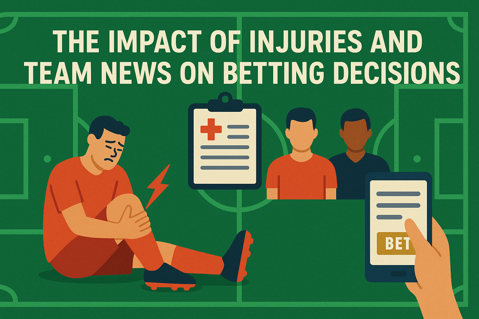 The Impact of Injuries and Team News on Betting Decisions - featured image